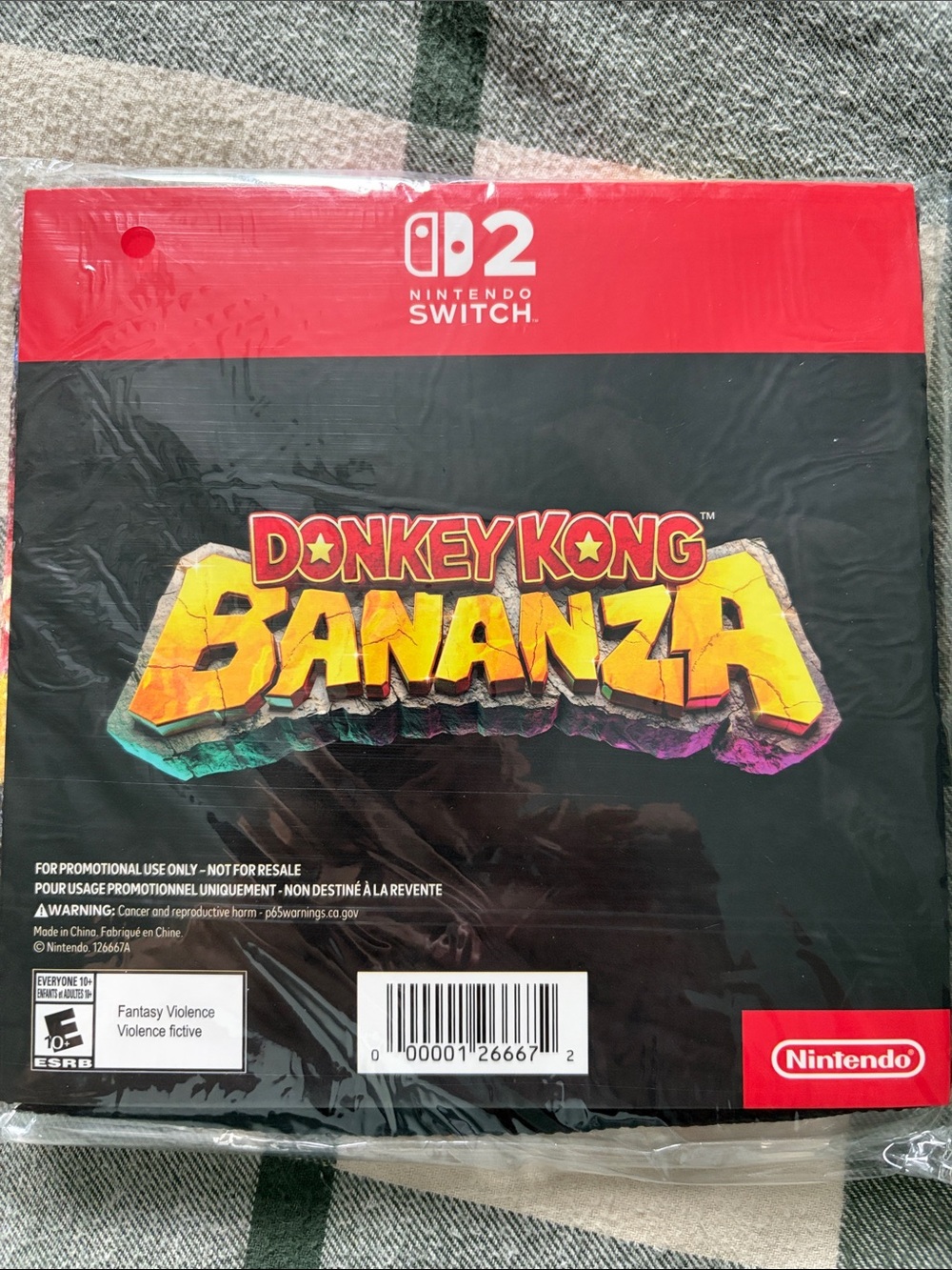 Donkey Kong Bananza Rally Towel